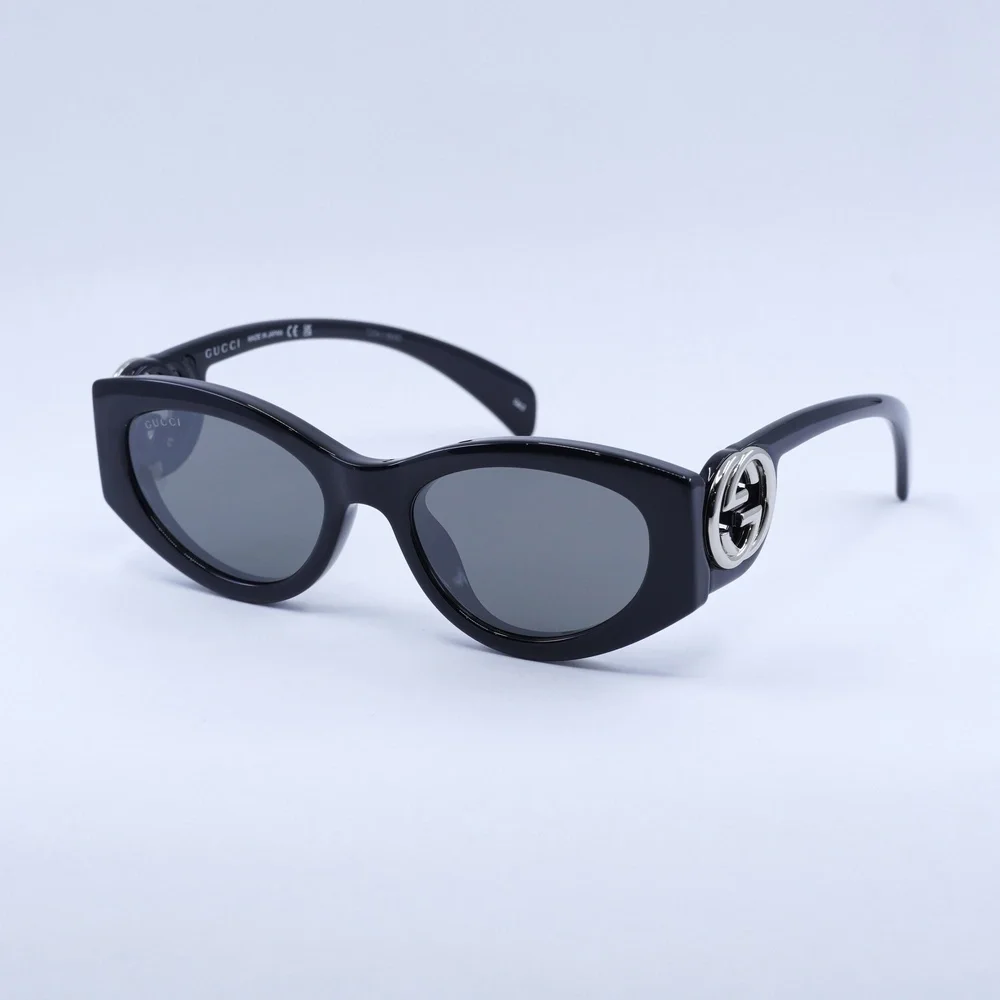 NWT Gucci GG1691S-001-54 Black 54mm Sunglasses
